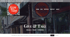 Desktop Screenshot of giveandtakeresale.com